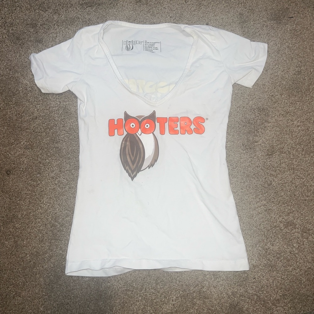 Hooters extra small short sleeved uniform top